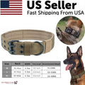Tactical Nylon K9 Collar with Metal Buckle