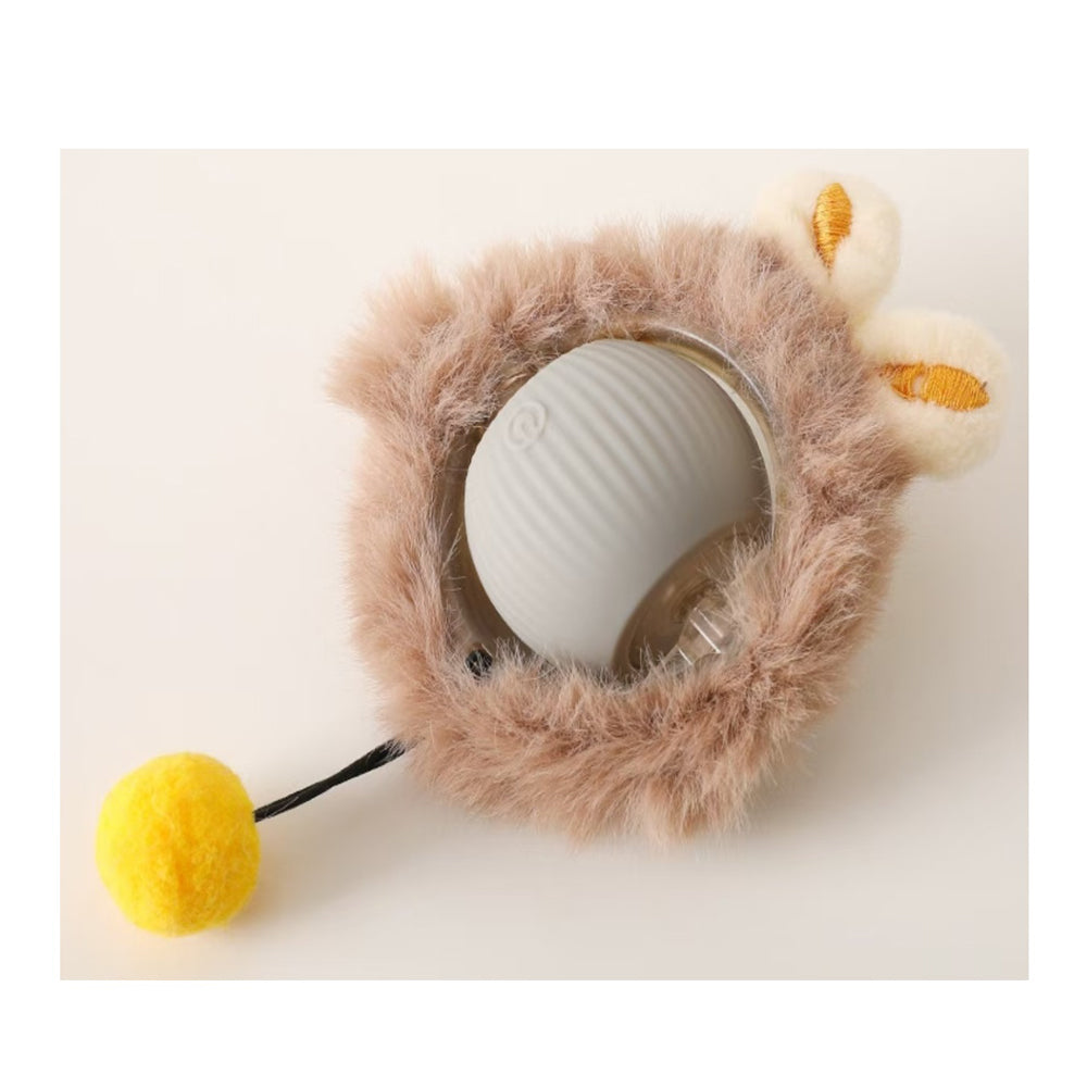Self-Rotating Cat Enrichment Ball