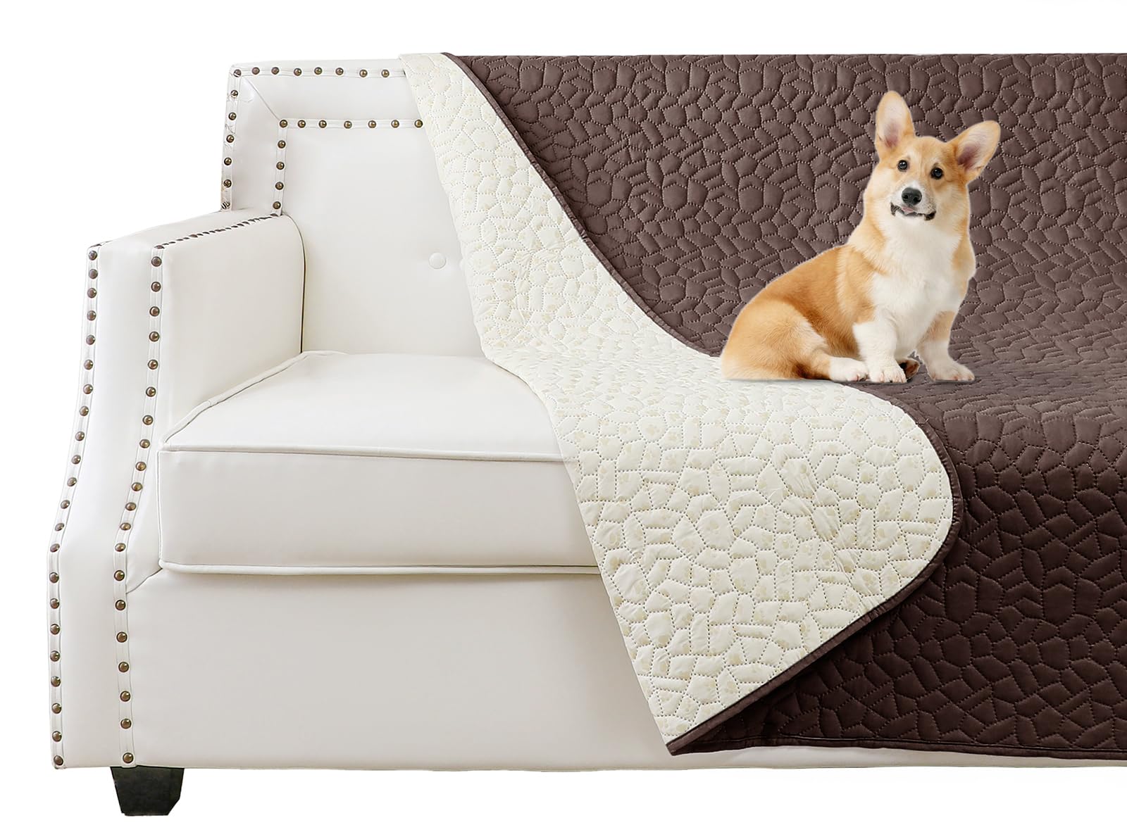 Waterproof Pet Couch Cover - Chocolate, 68x82