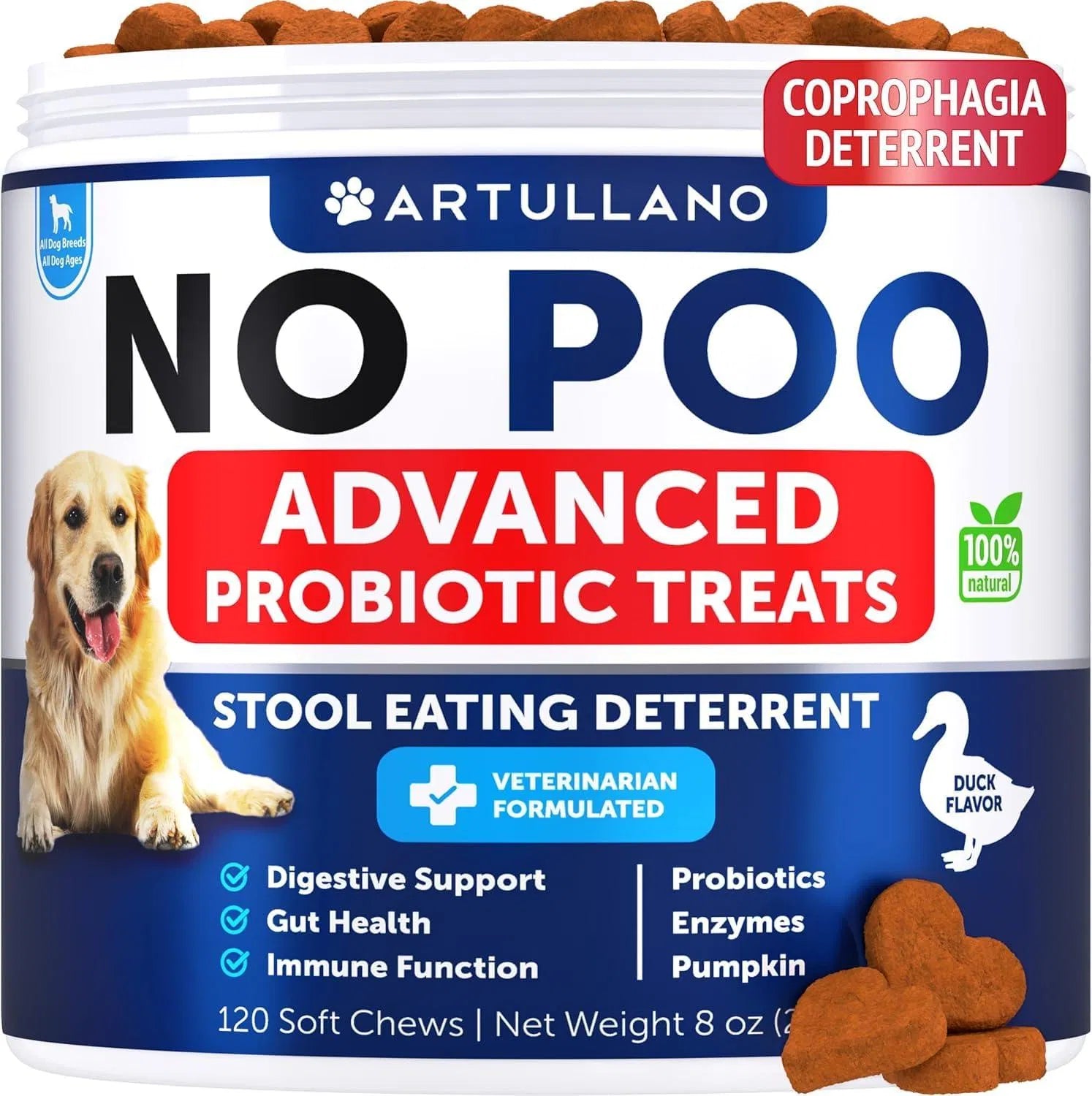 Advanced Coprophagia Deterrent Chews for Puppies & Dogs