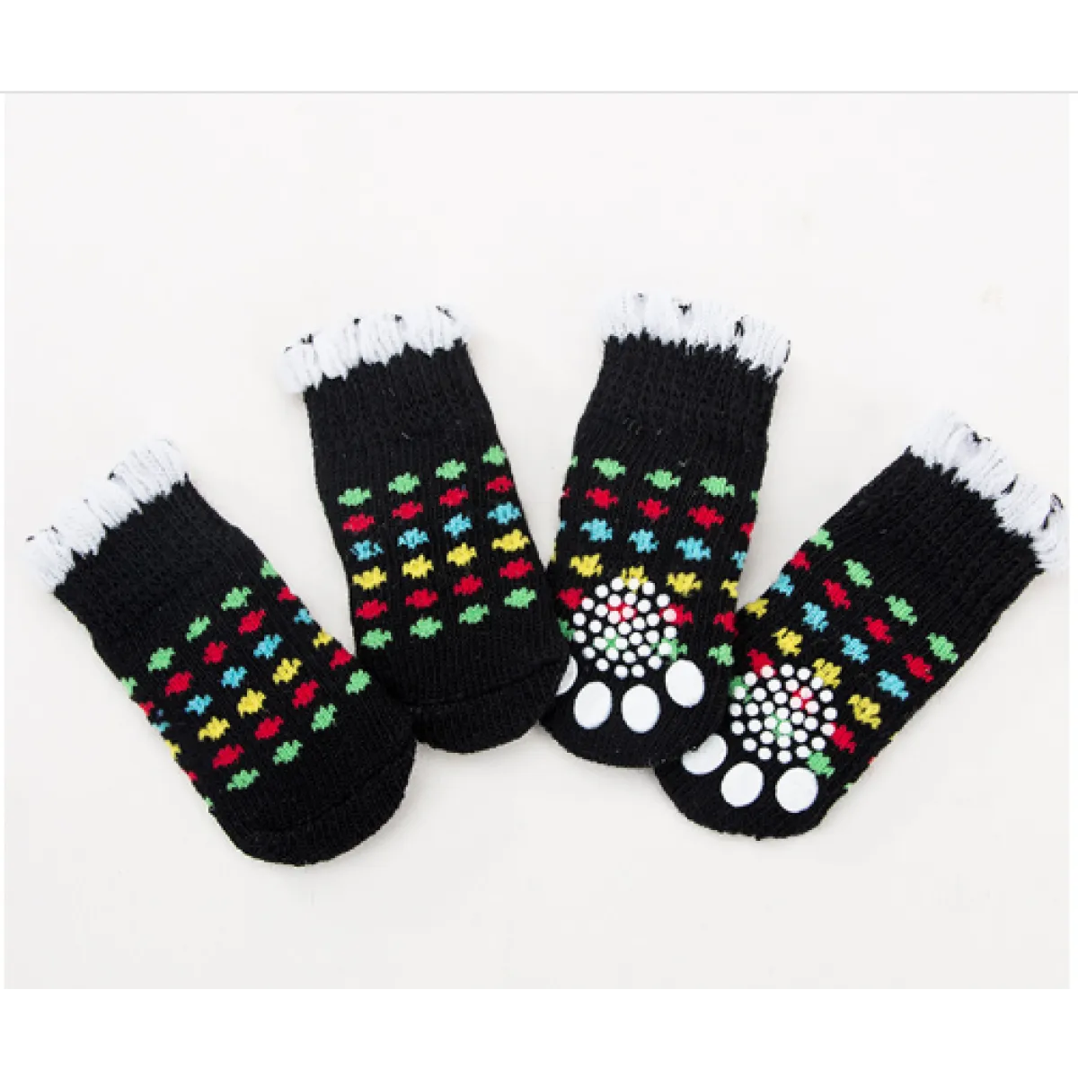 Non-Slip Wool Pet Socks