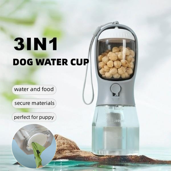 Portable Pet Hydration & Waste Solution, 3-in-1