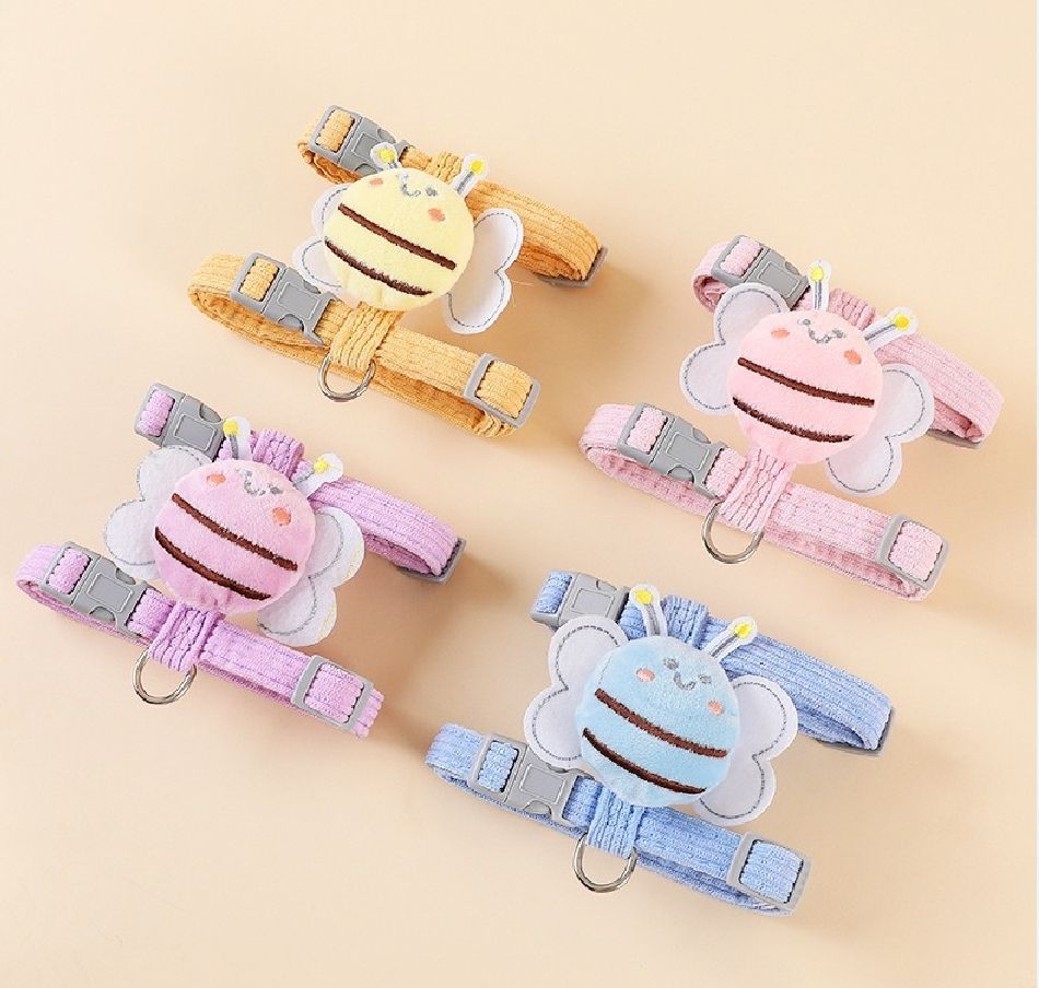 Small Winged Cat Harness with Traction Leash Set