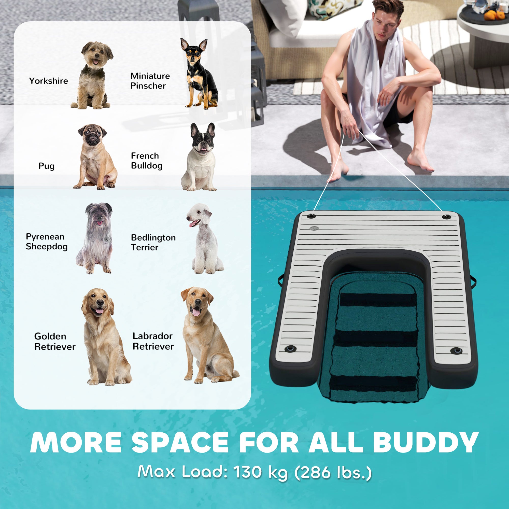 Inflatable Pet Water Ramp