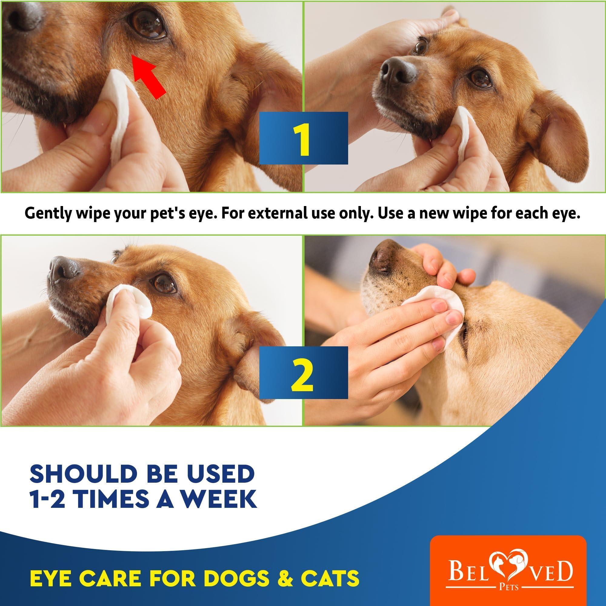Pet Eye Cleansing Wipes, 120 Count