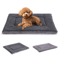 Reversible Memory Foam Pet Bed, 24x18 in Light Grey