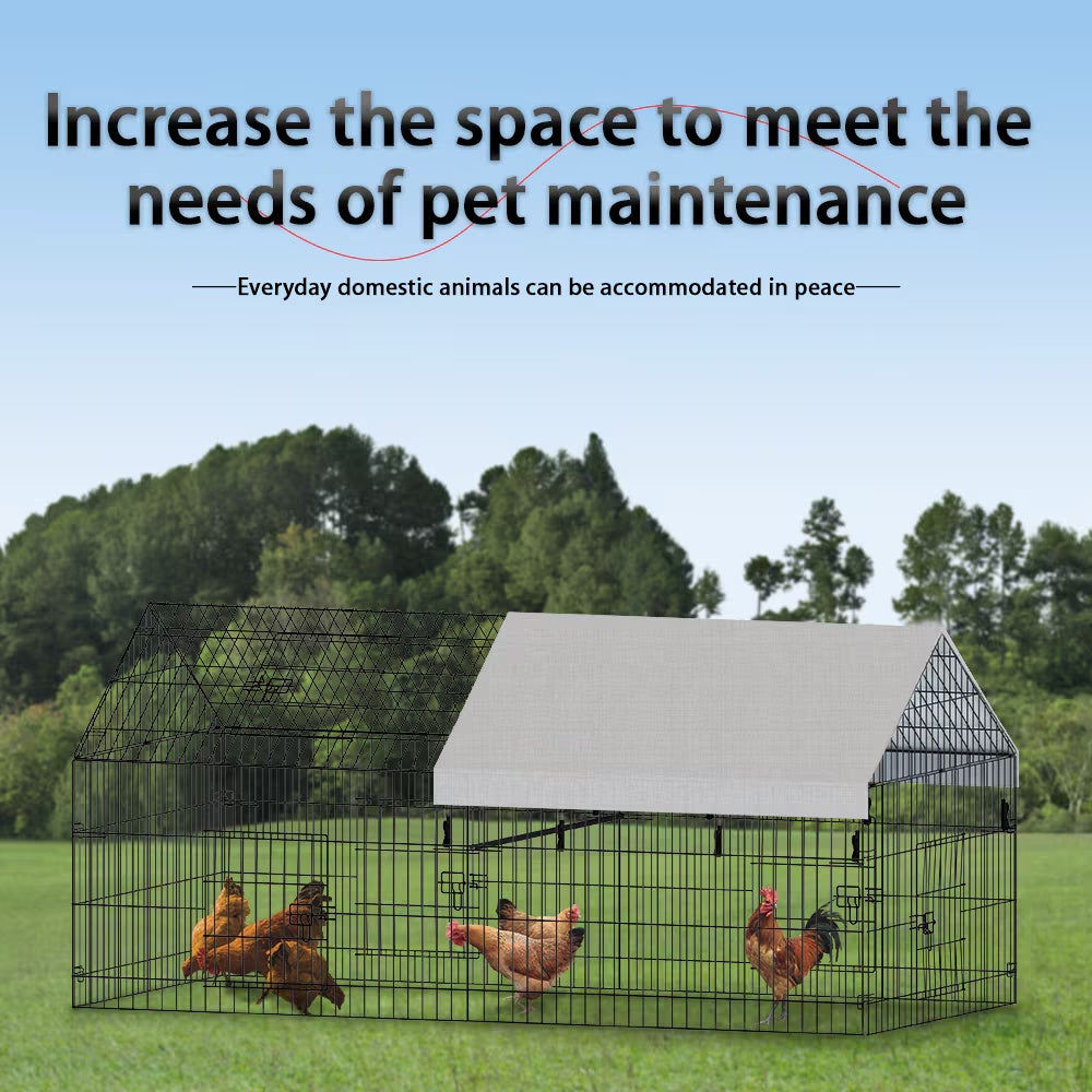 Elegant Pointed Wire Poultry Enclosure