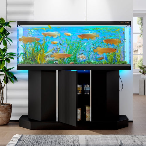 Modern Aquarium Stand, 55-75 Gallon, Power Outlet