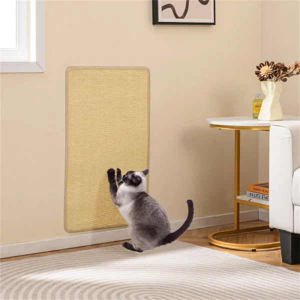 2-Pack 32"x20" Natural Sisal Cat Scratching & Resting Mats