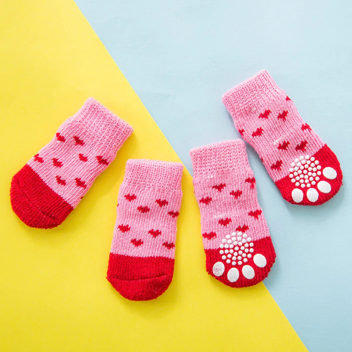 Non-Slip Wool Pet Socks