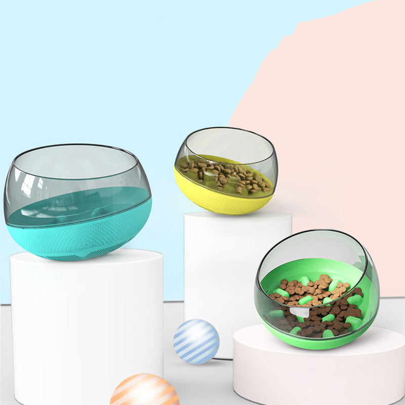 Space Capsule Pet Slow Feeder Bowl
