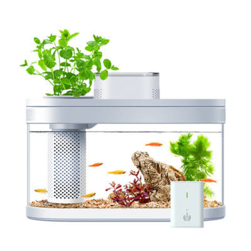 Geometric Amphibious Ecological Smart Fish Tank Pro, Frost W