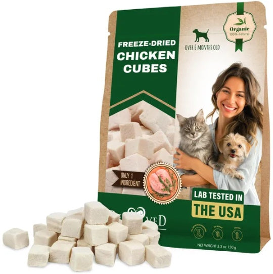 Freeze-Dried Cubes for Cats and Dogs, 5.3 oz