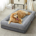 Orthopedic Bolster Bed for Large Dogs, Washable