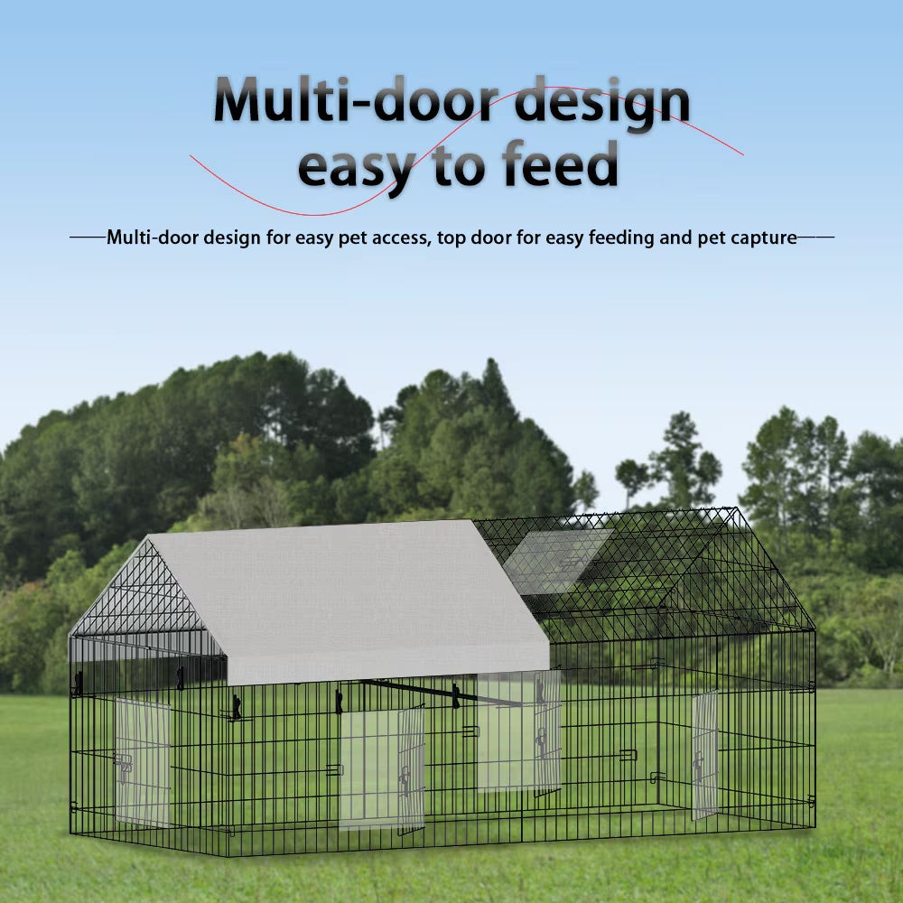 Elegant Pointed Wire Poultry Enclosure