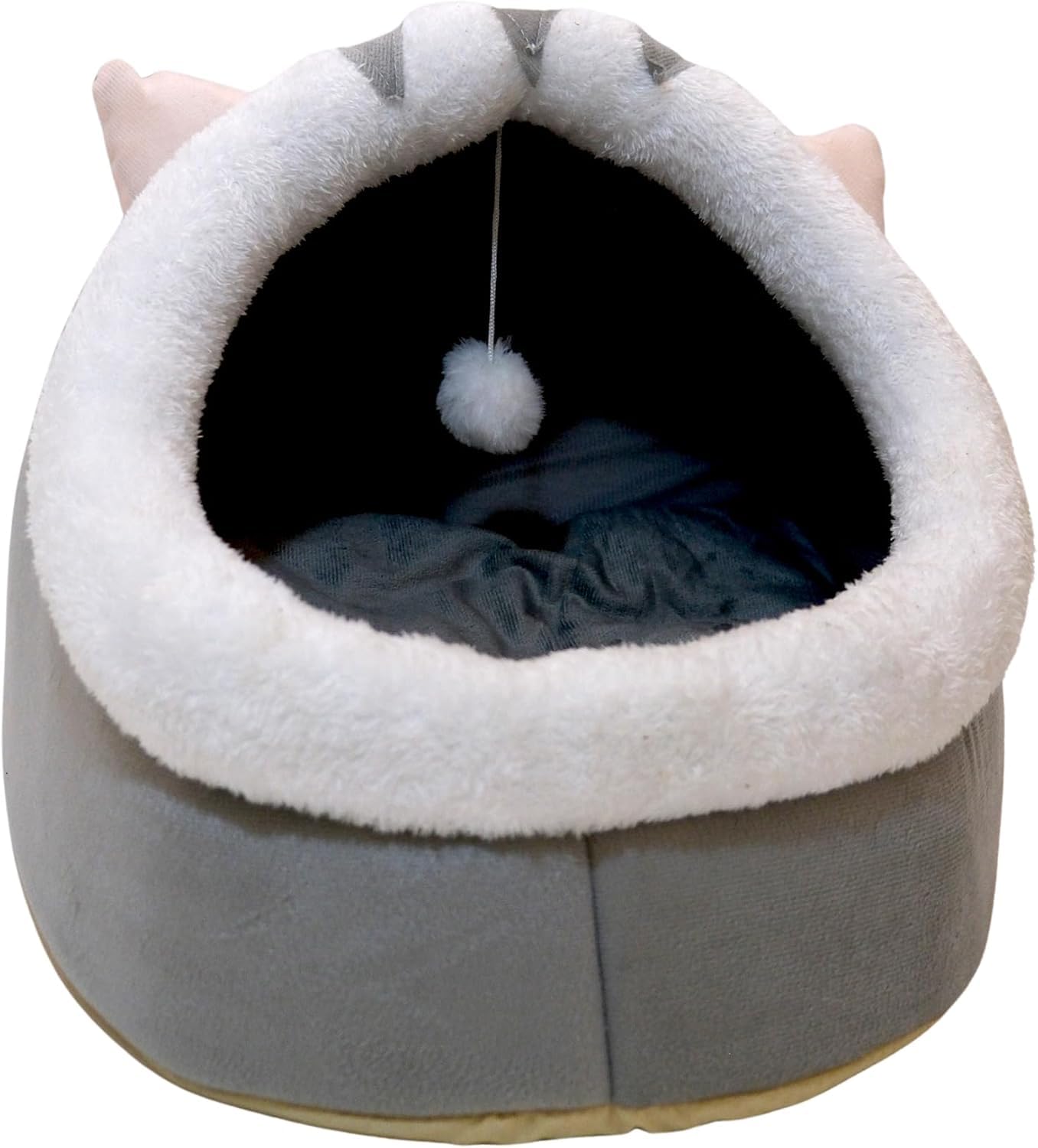 Modern Cave Cat Bed with Removable Pillow