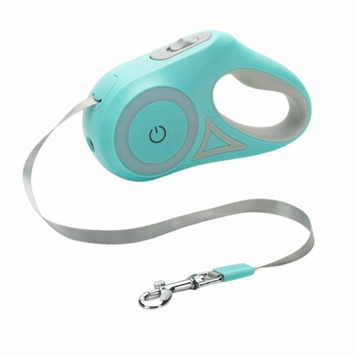 Retractable Leash with Integrated Lighting