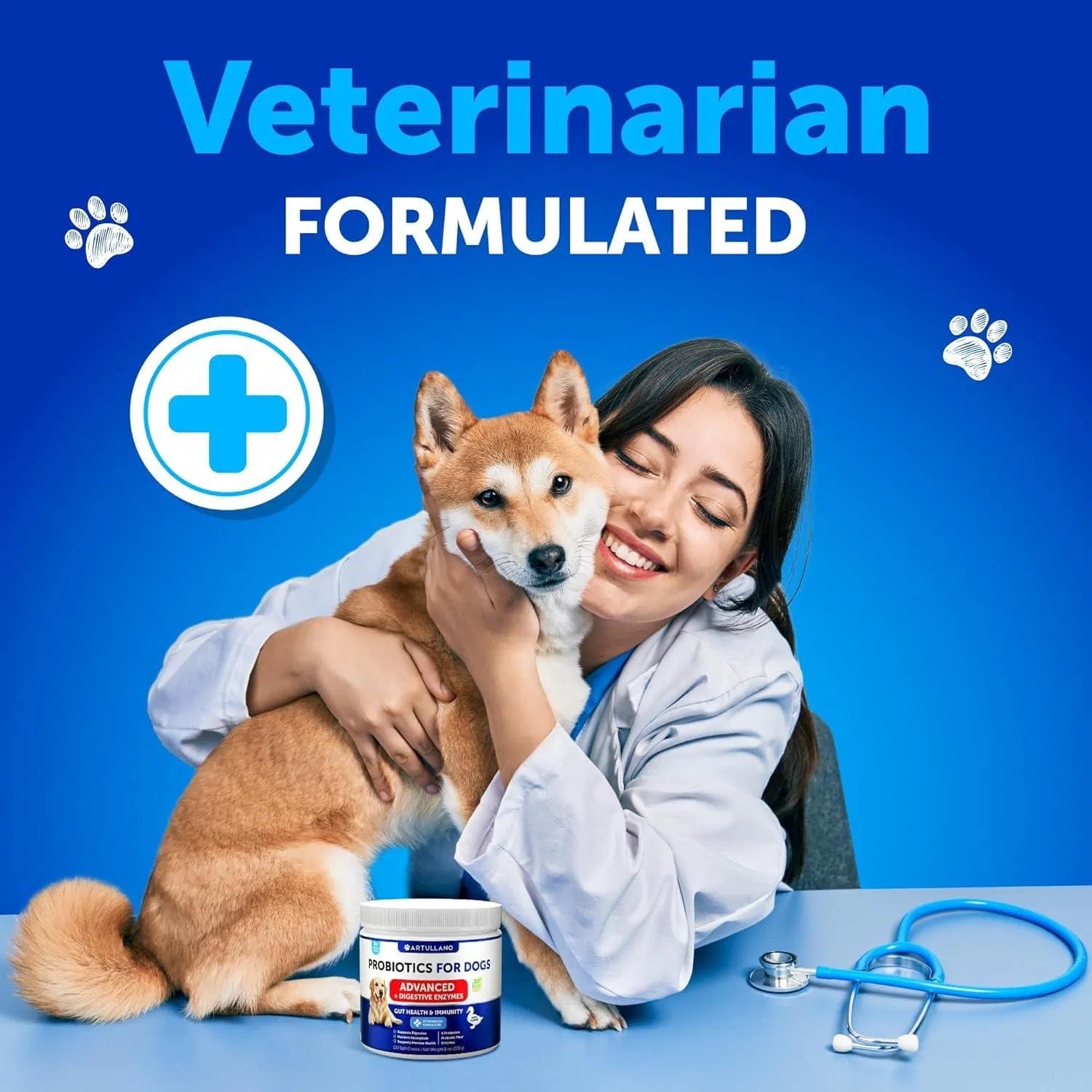 180 Probiotic Chews for Dogs, Duck Flavored