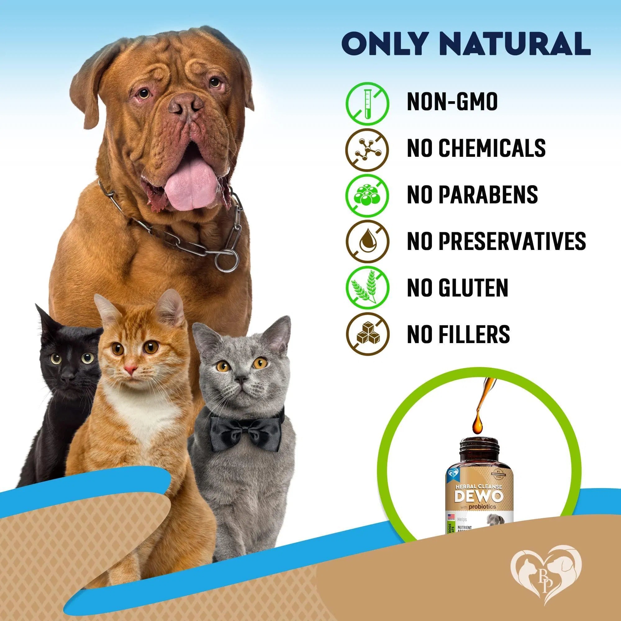 Natural Worm Treatment & Probiotic for Cats & Dogs