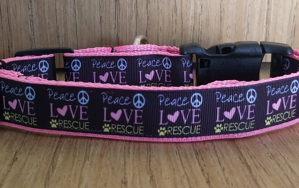 Martingale Collar, Leash, or Hands-Free System - Pink