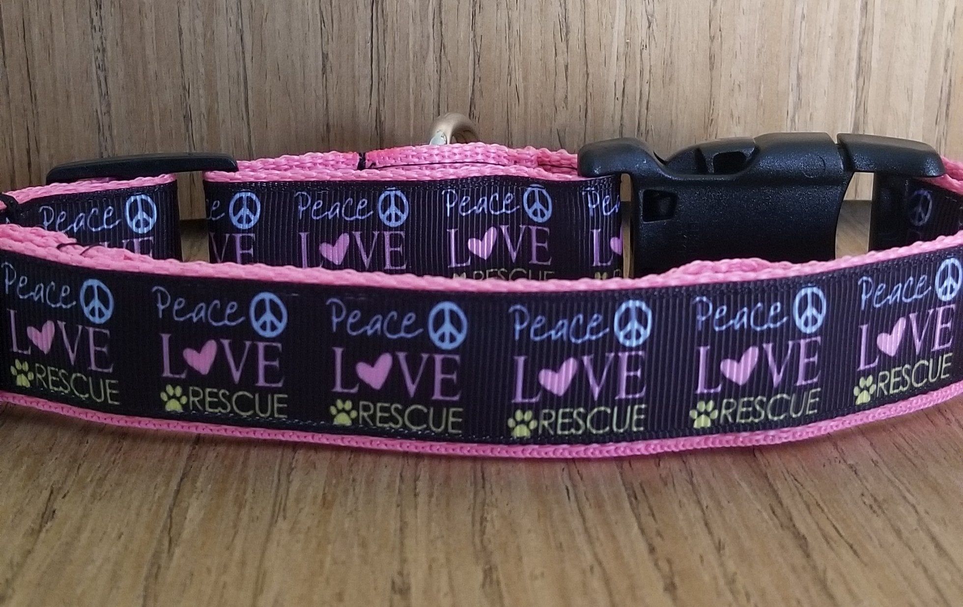 Martingale Collar, Leash, or Hands-Free System - Pink