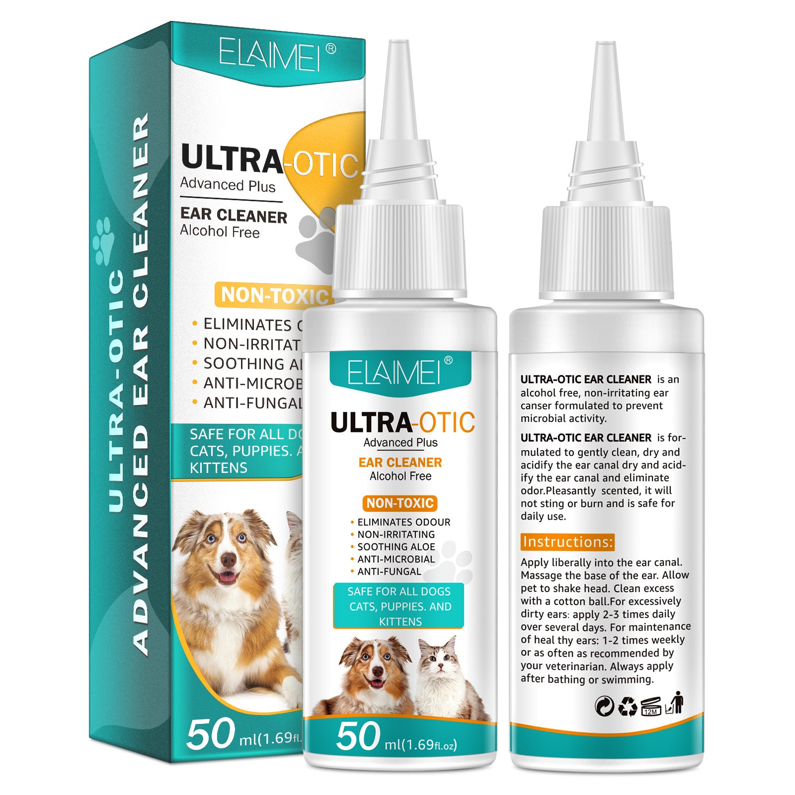 Gentle Pet Ear Cleanser, 50ml
