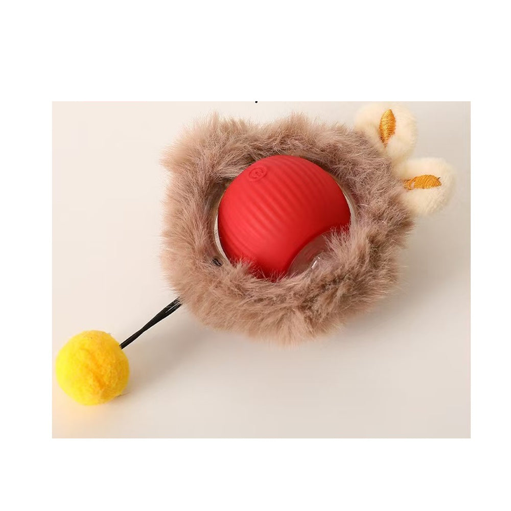Self-Rotating Cat Enrichment Ball