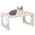 Chic Elevated Pet Hammock - Rustic White, All Seasons
