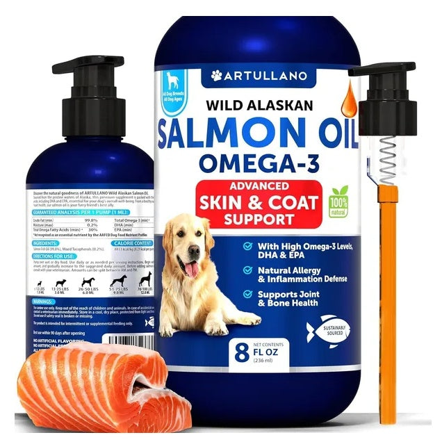 Wild Alaskan Salmon Oil for Dogs, 8 fl oz