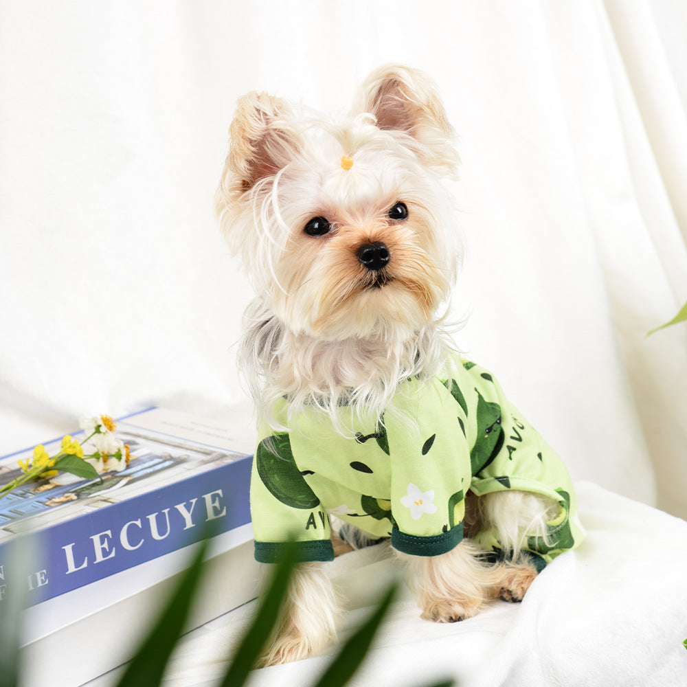 Four-Legged Pet Jumpsuit in Grass Green