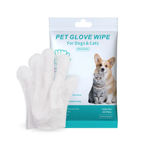 Pet Hygiene Gloves & Wipes Collection