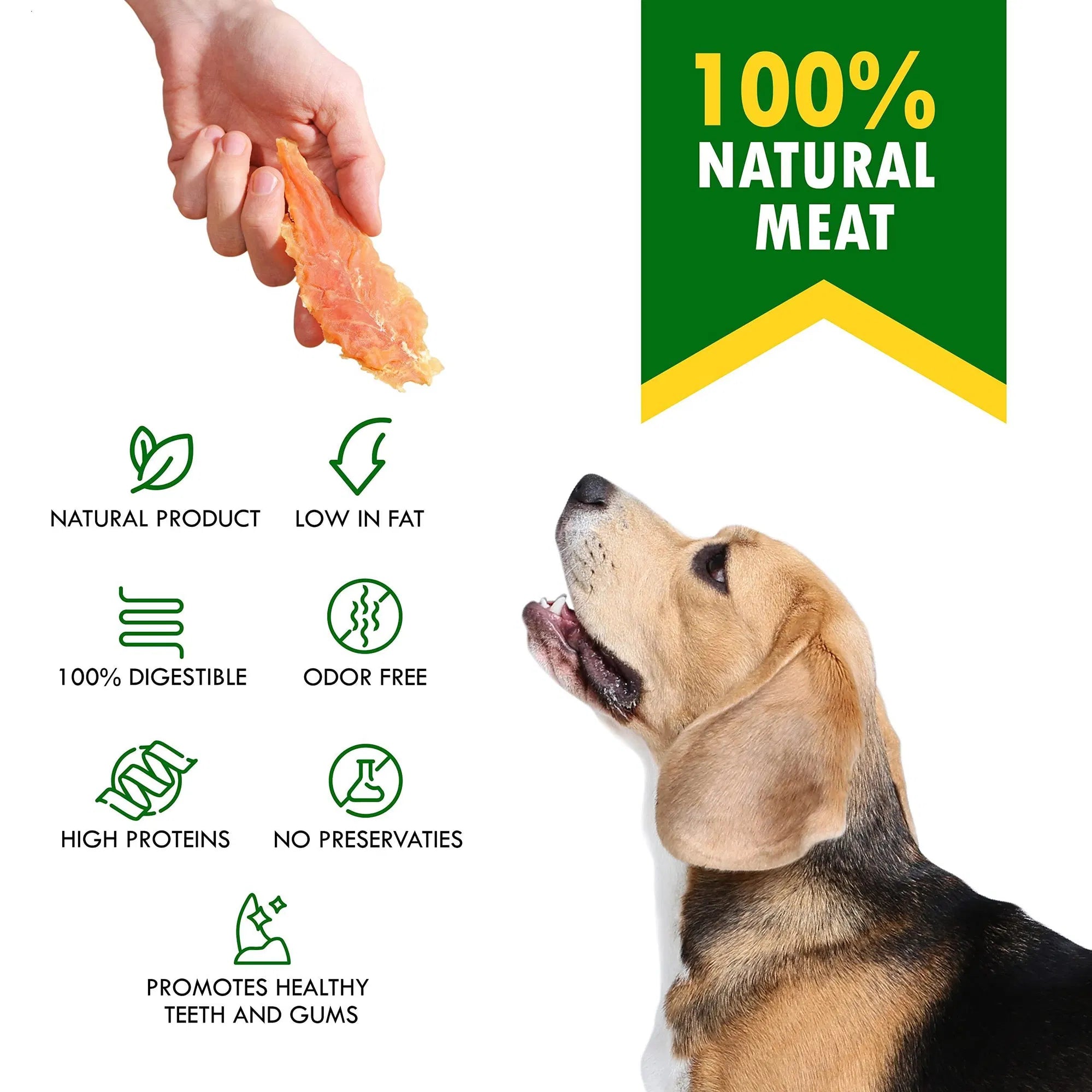 Gourmet Chicken Jerky Dog Treats - 300 Grams