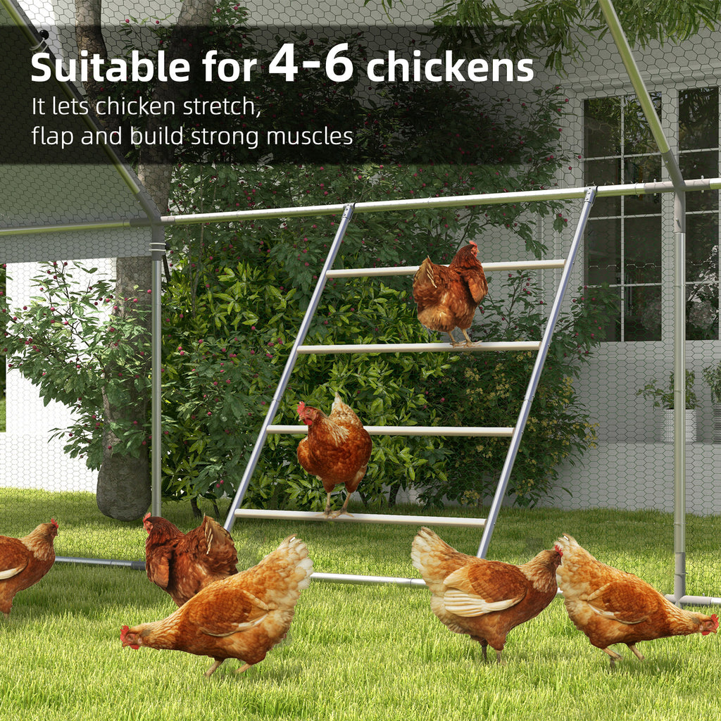 55-inch Tiered Chicken Roosting Bar for 4-6 Hens