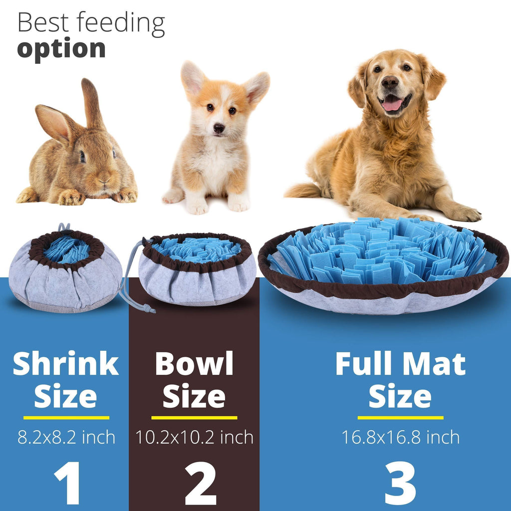 Adjustable Snuffle Foraging Mat for Canines