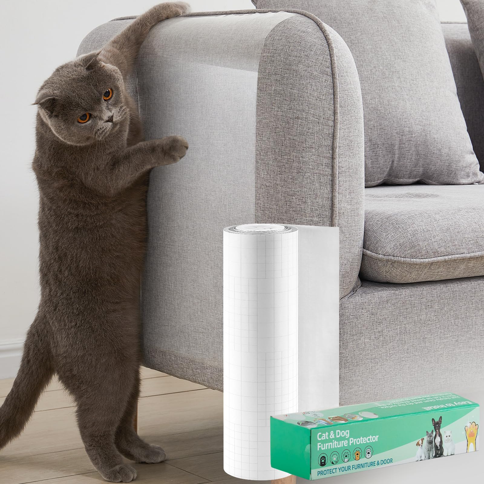 Furniture Scratch Guard, 8.3" x 10FT