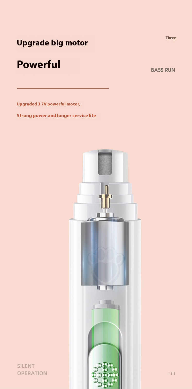USB Rechargeable Pet Nail Trimmer