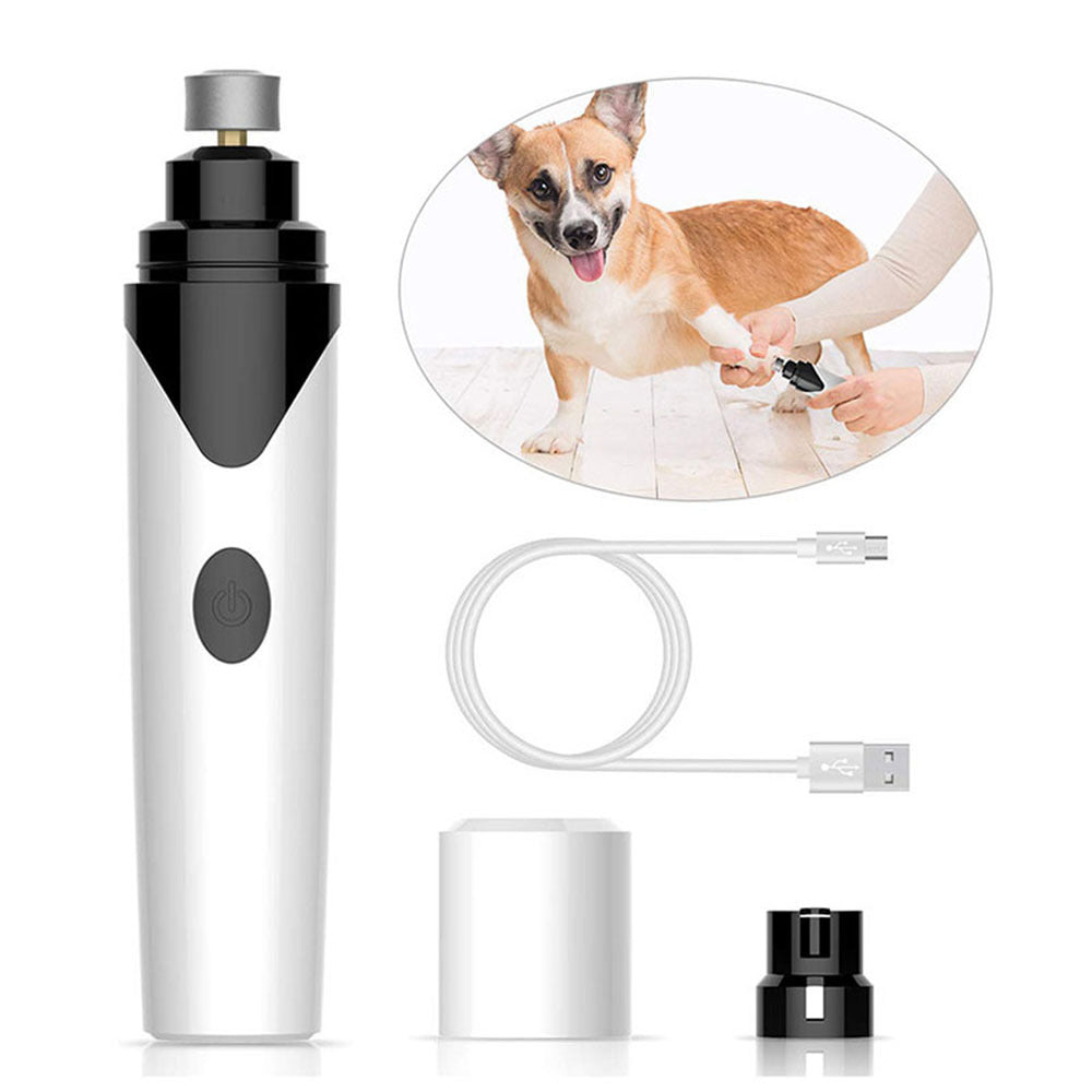 USB-Charged Pet Nail Grinder for Refined Grooming