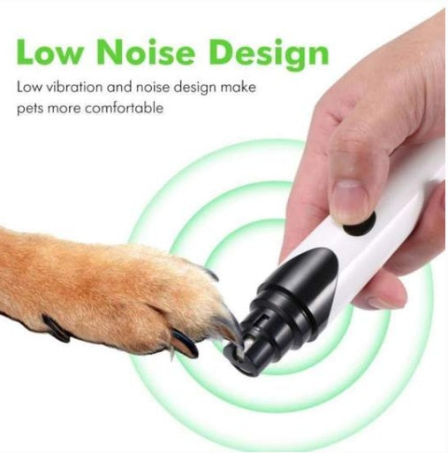 USB-Charged Pet Nail Grinder for Refined Grooming