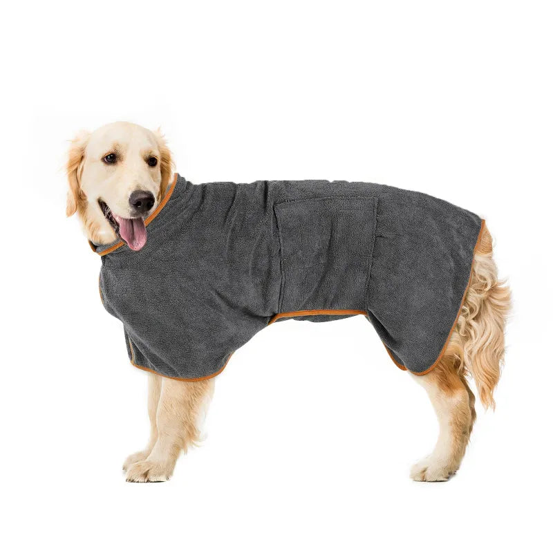 Luxury Pet Bathrobe for Dogs and Cats