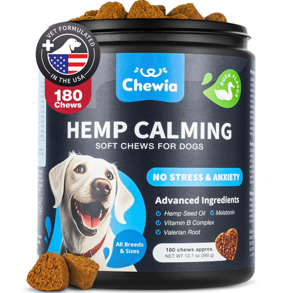 Hemp Calming Chews for Canine Anxiety Relief