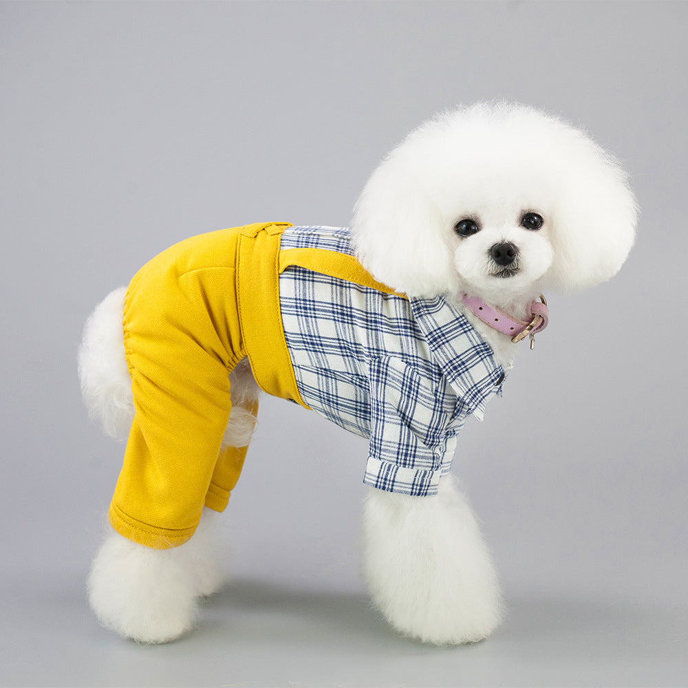 Spring & Summer Dog Apparel in Yellow & Khaki