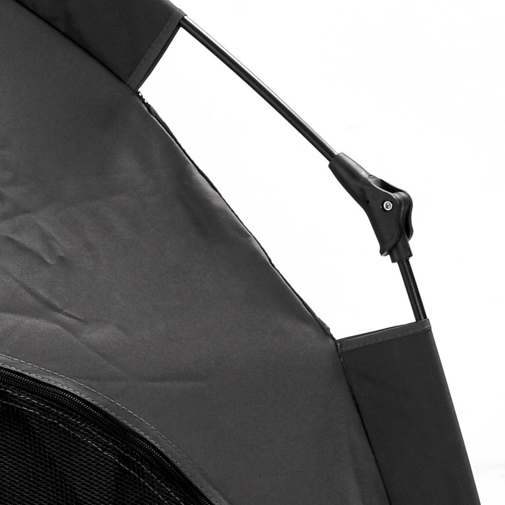 Luxury Pet Tent with Carry Bag, Dark Gray
