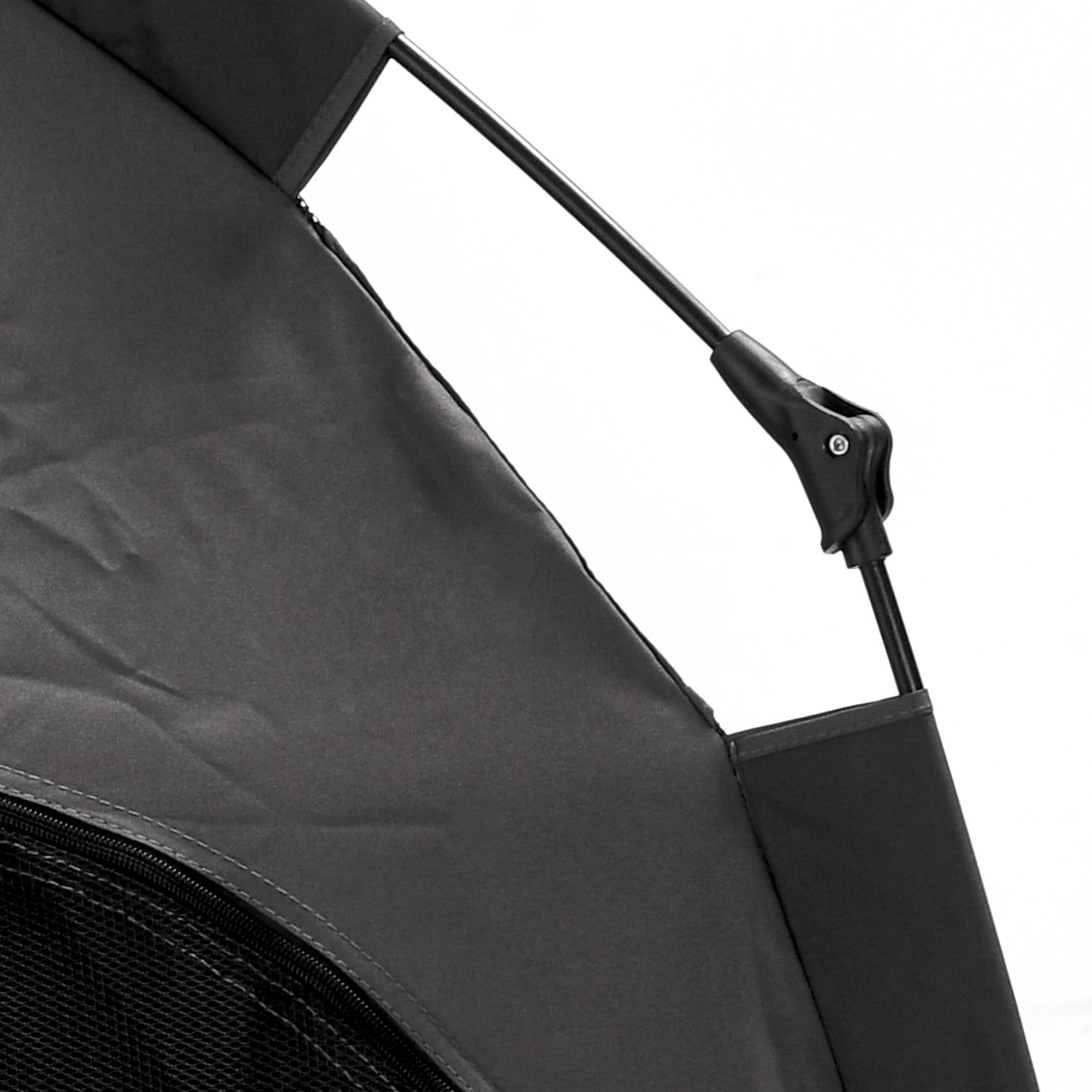 Luxury Pet Tent with Carry Bag, Dark Gray