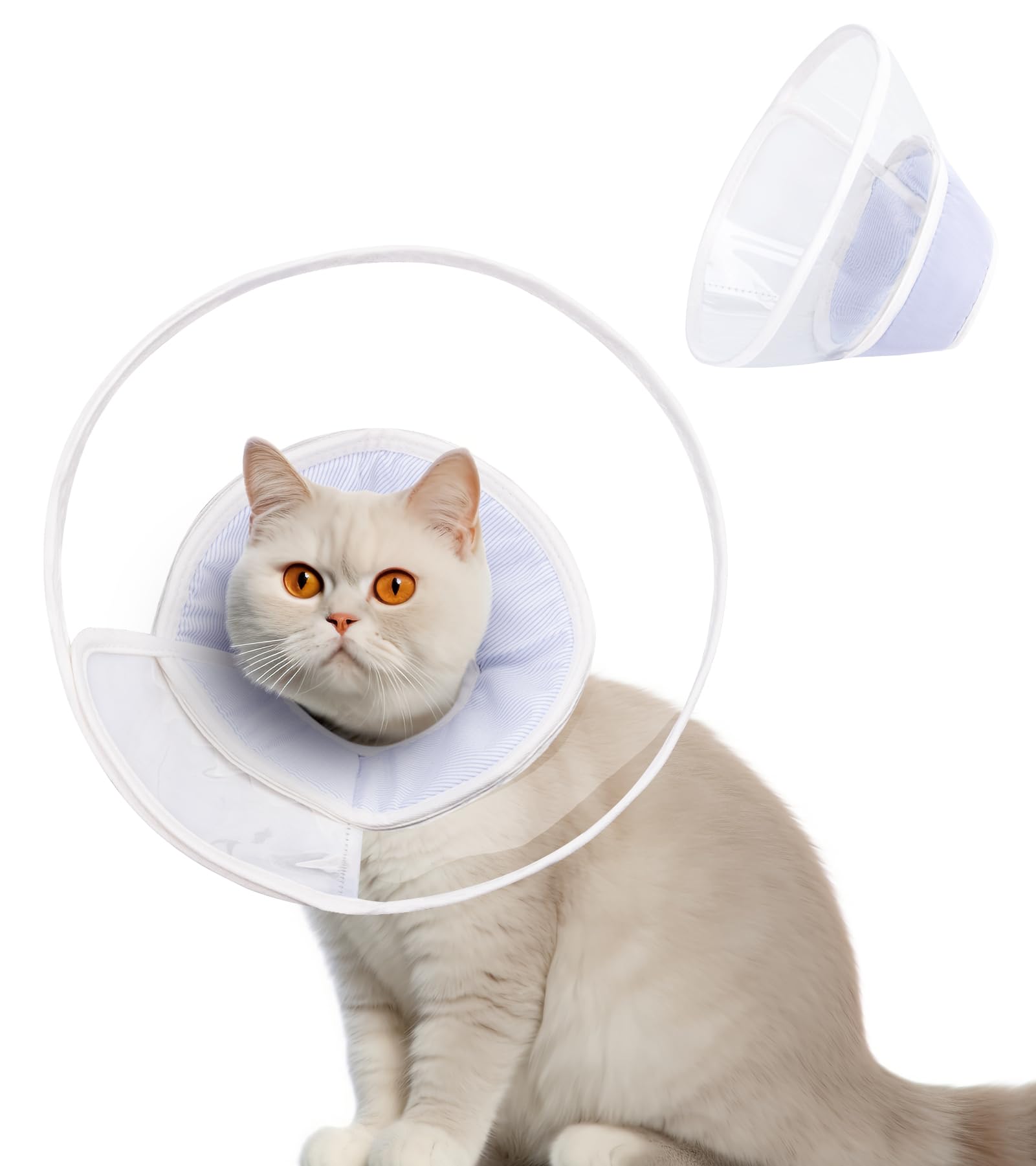 Adjustable Recovery Cone for Cats and Kittens
