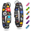 Adjustable Nylon Collar for Large Dogs, 12-19 in, NASA