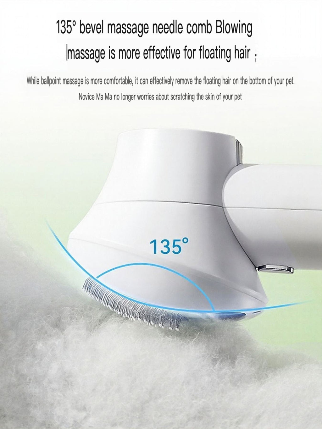 Quiet Pet Grooming Hair Dryer & Comb