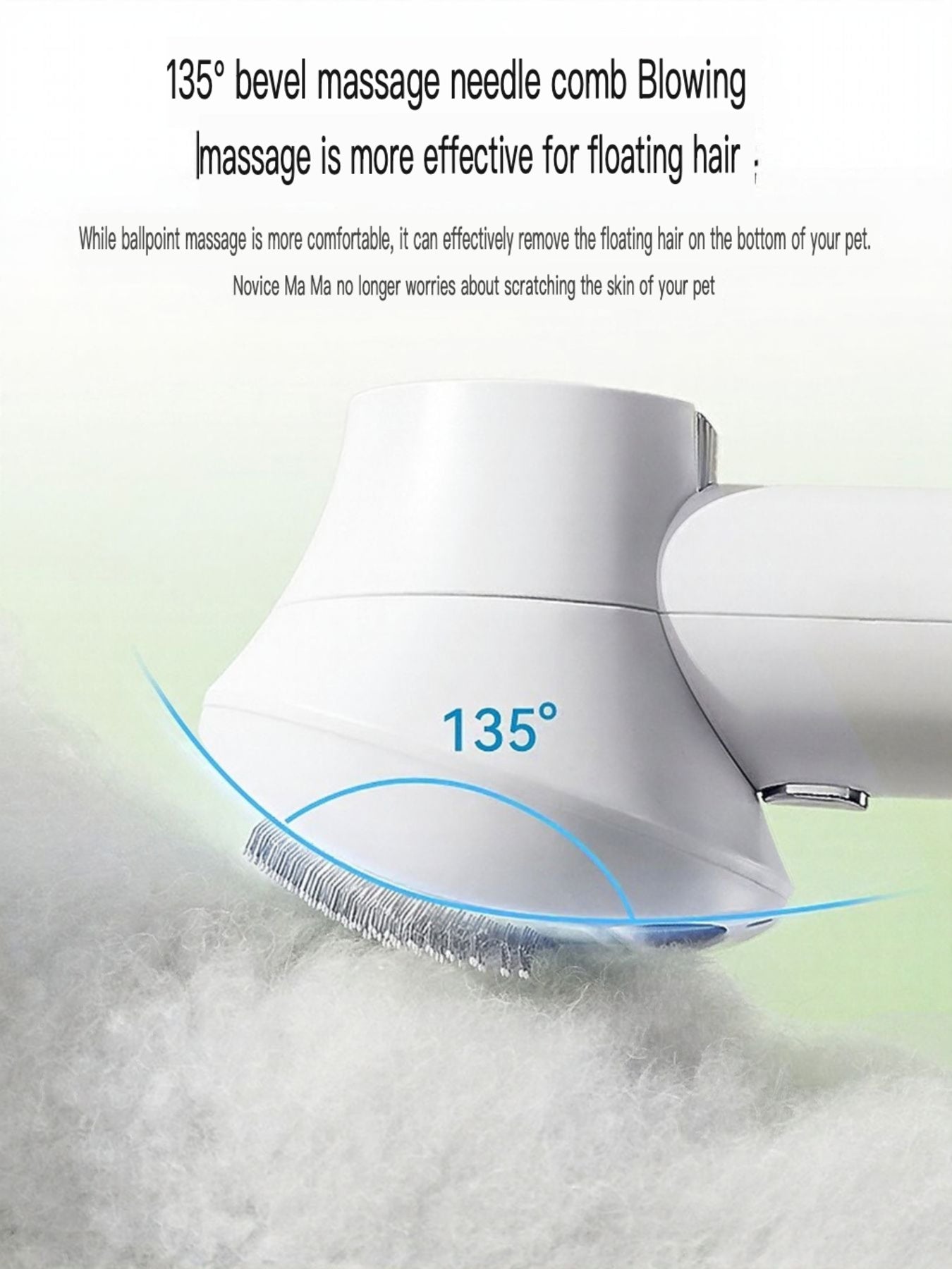 Quiet Pet Grooming Hair Dryer & Comb
