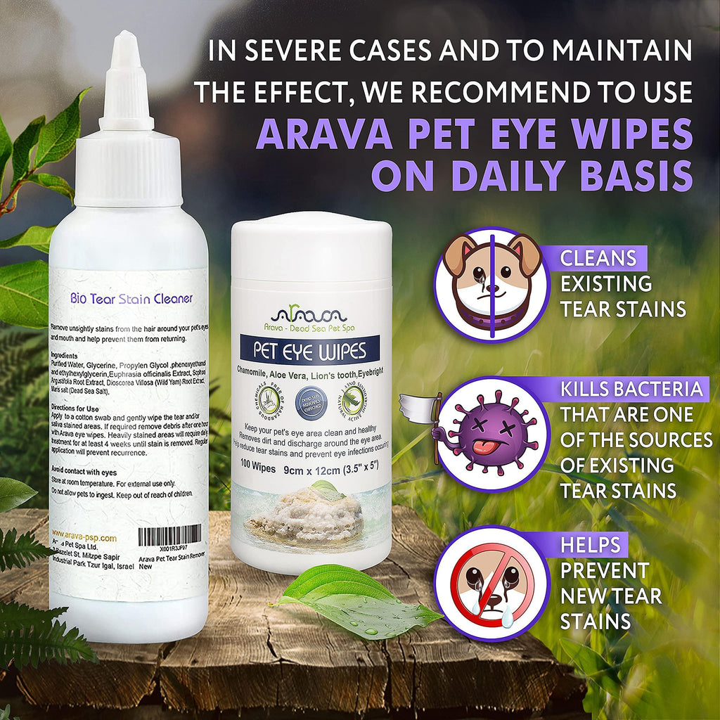 Gentle Tear Stain Remover for Dogs & Cats
