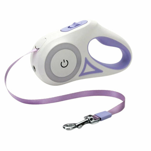 Retractable Leash with Integrated Lighting