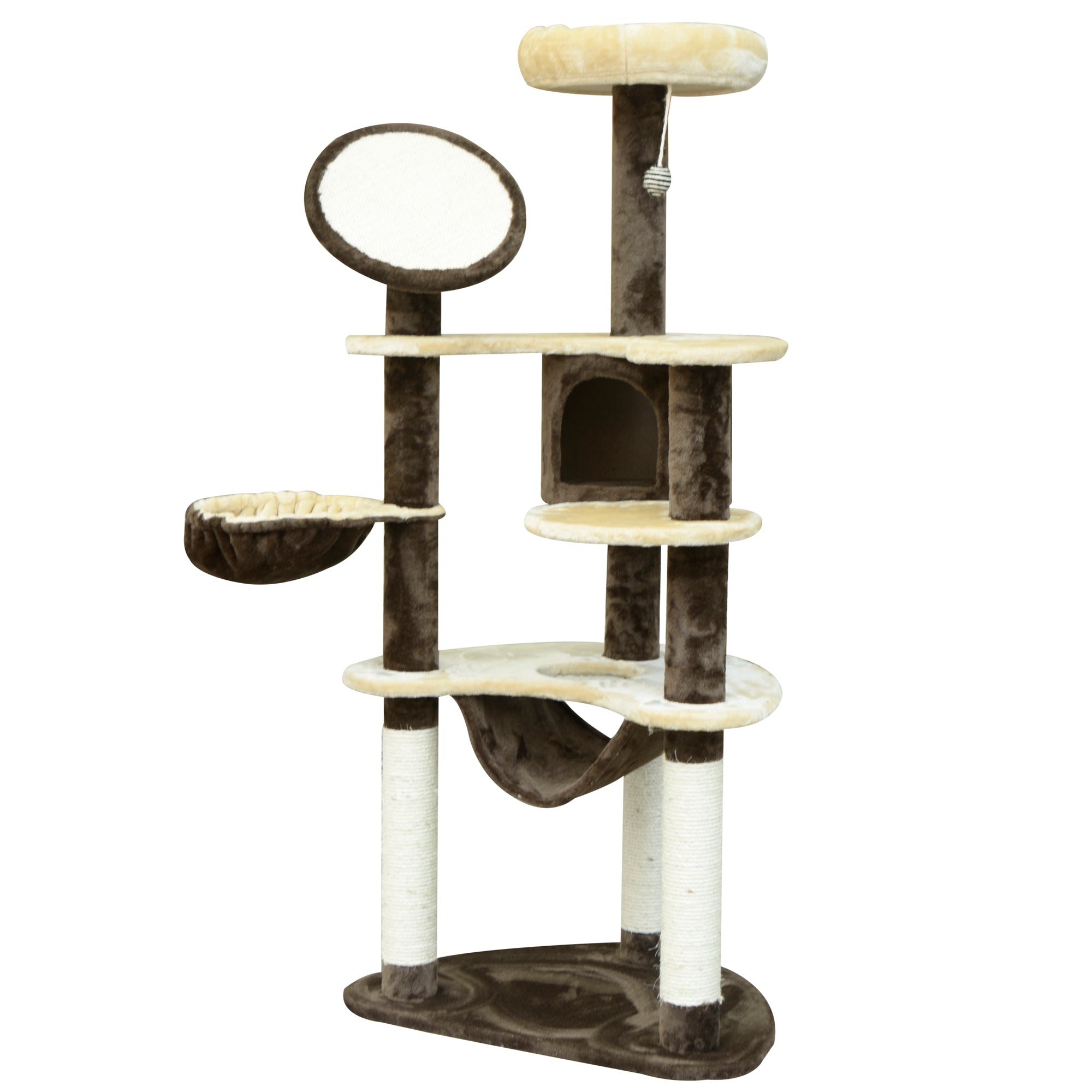 60" Multi-Level Cat Tree with Condo
